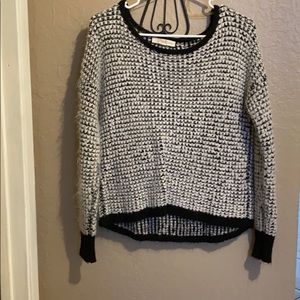 Black and white sweater
